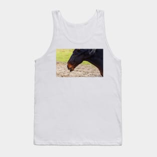 Portrait of a chestnut horse Tank Top